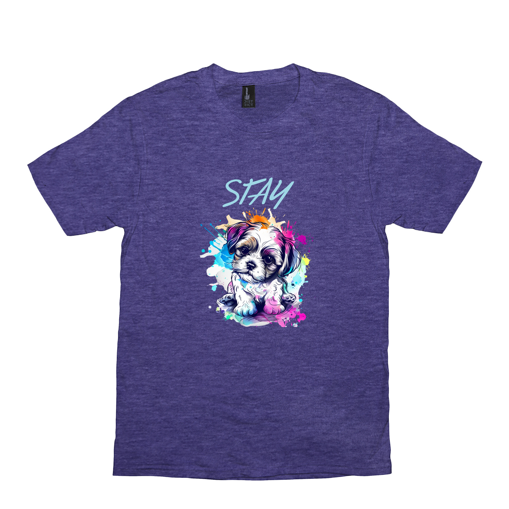 Stay Puppy Tee - drk