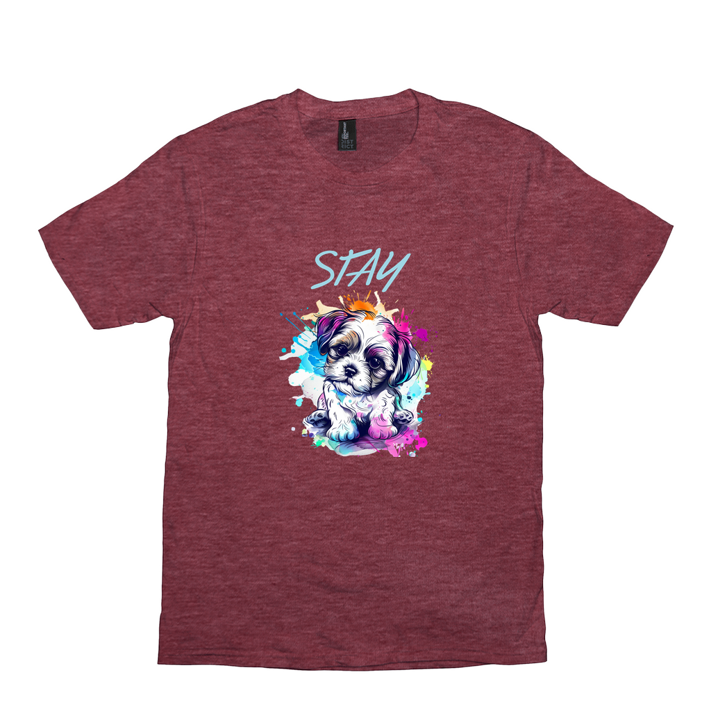 Stay Puppy Tee - drk