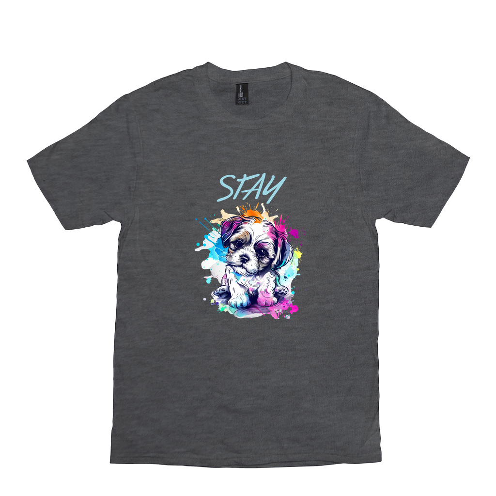 Stay Puppy Tee - drk