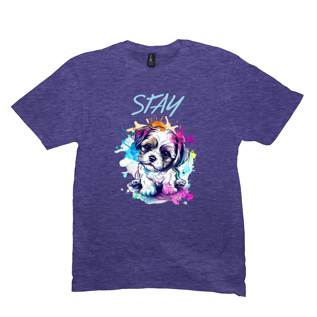 Stay Puppy Tee - drk