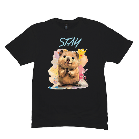 Stay Quokka Tee - drk