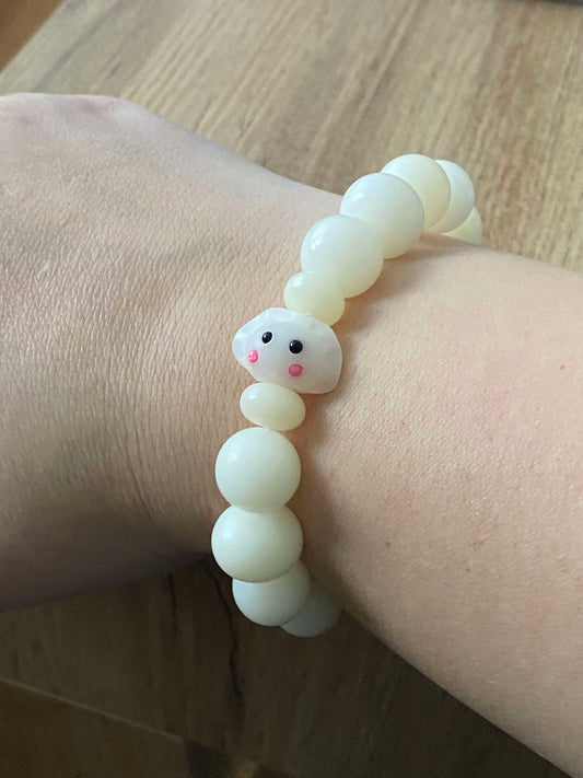 Hello Dumpling Bodhi Bead Bracelet