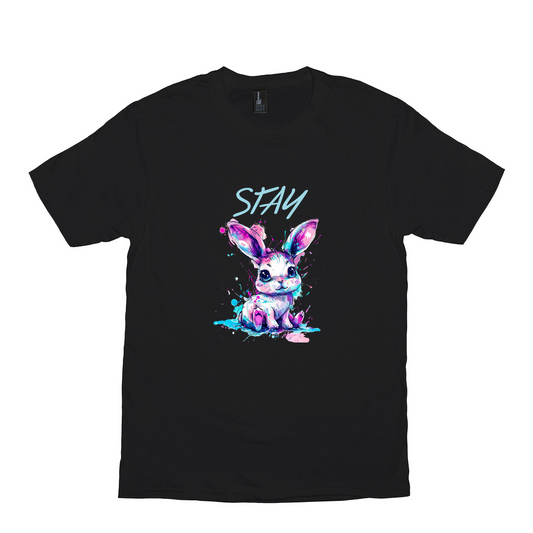 Stay Bunny Tee - drk